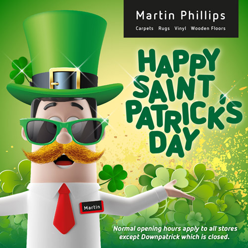 Martin Phillips Social Media - St Patricks Day Post