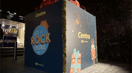 Centra Christmas TV Advertisement - Videography at Victoria Square, Belfast, Northern Ireland.
