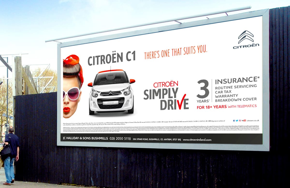 Citroën C1 Campaign - Outdoor Advertising - Billboard/48 Sheet