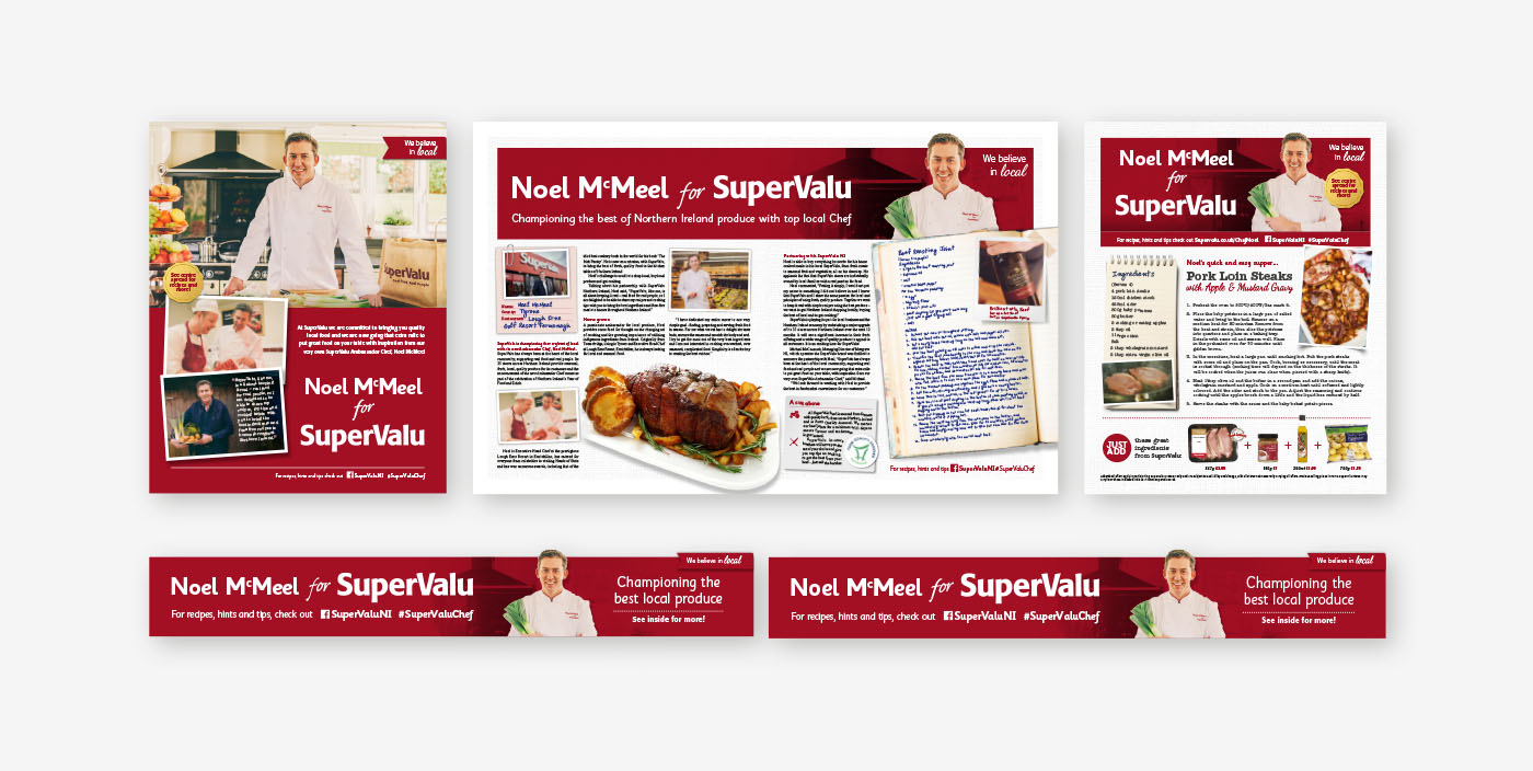 Noel McMeel for SuperValu Print Brochure Design