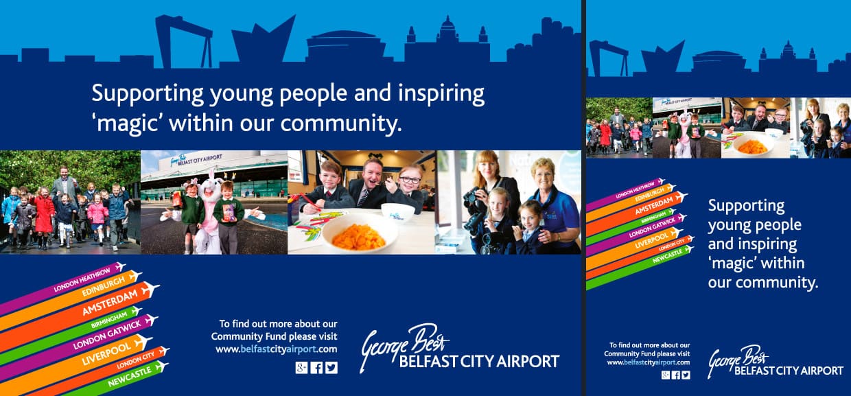 George Best Belfast City Airport Print Work