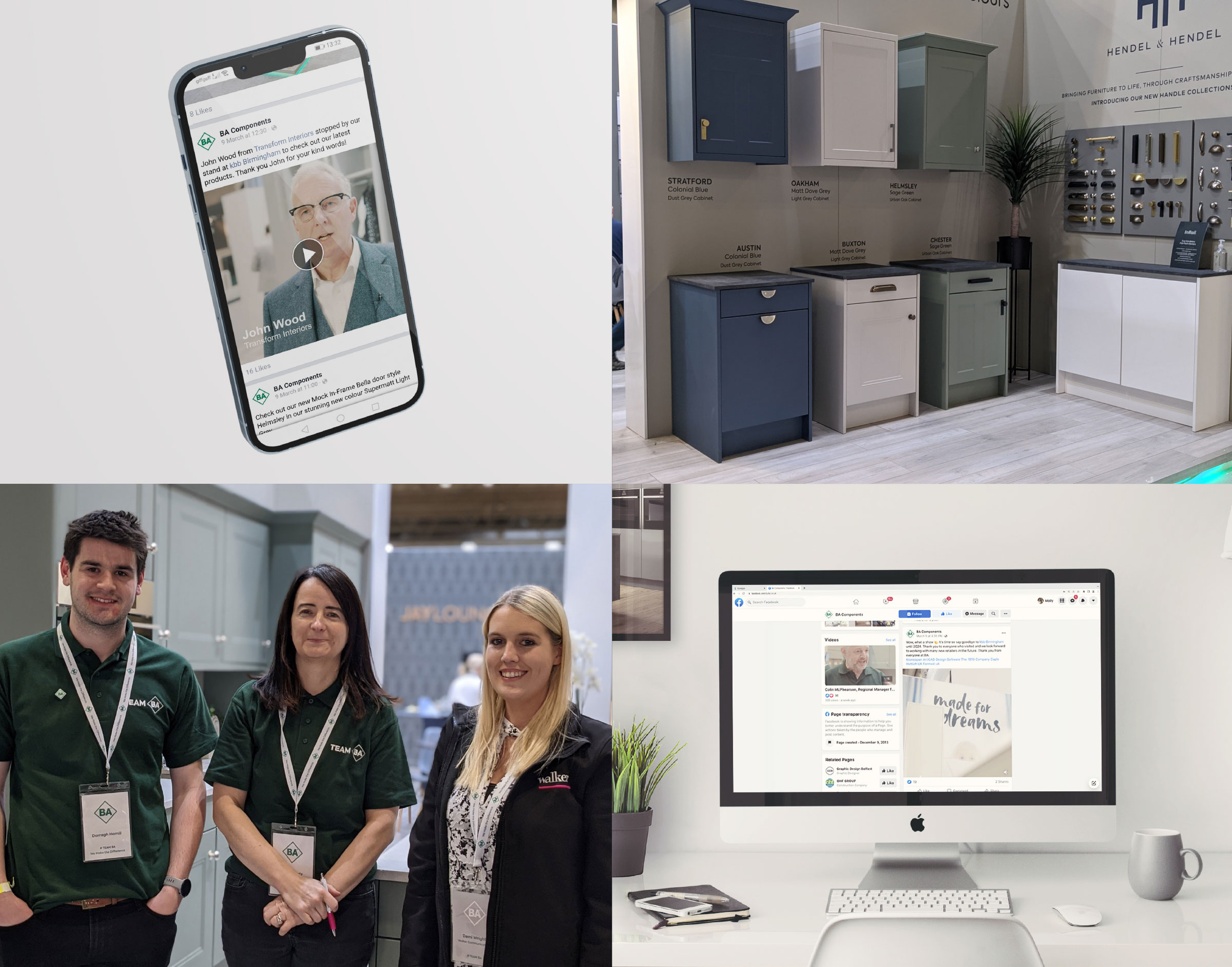 Ba components collage