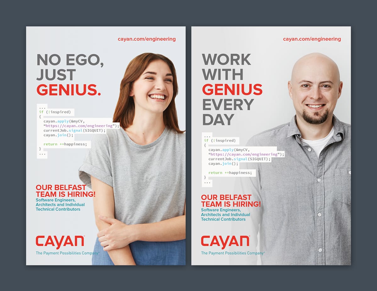 Out of Home Advertising for Cayan - 6 Sheet/Bus Shelter