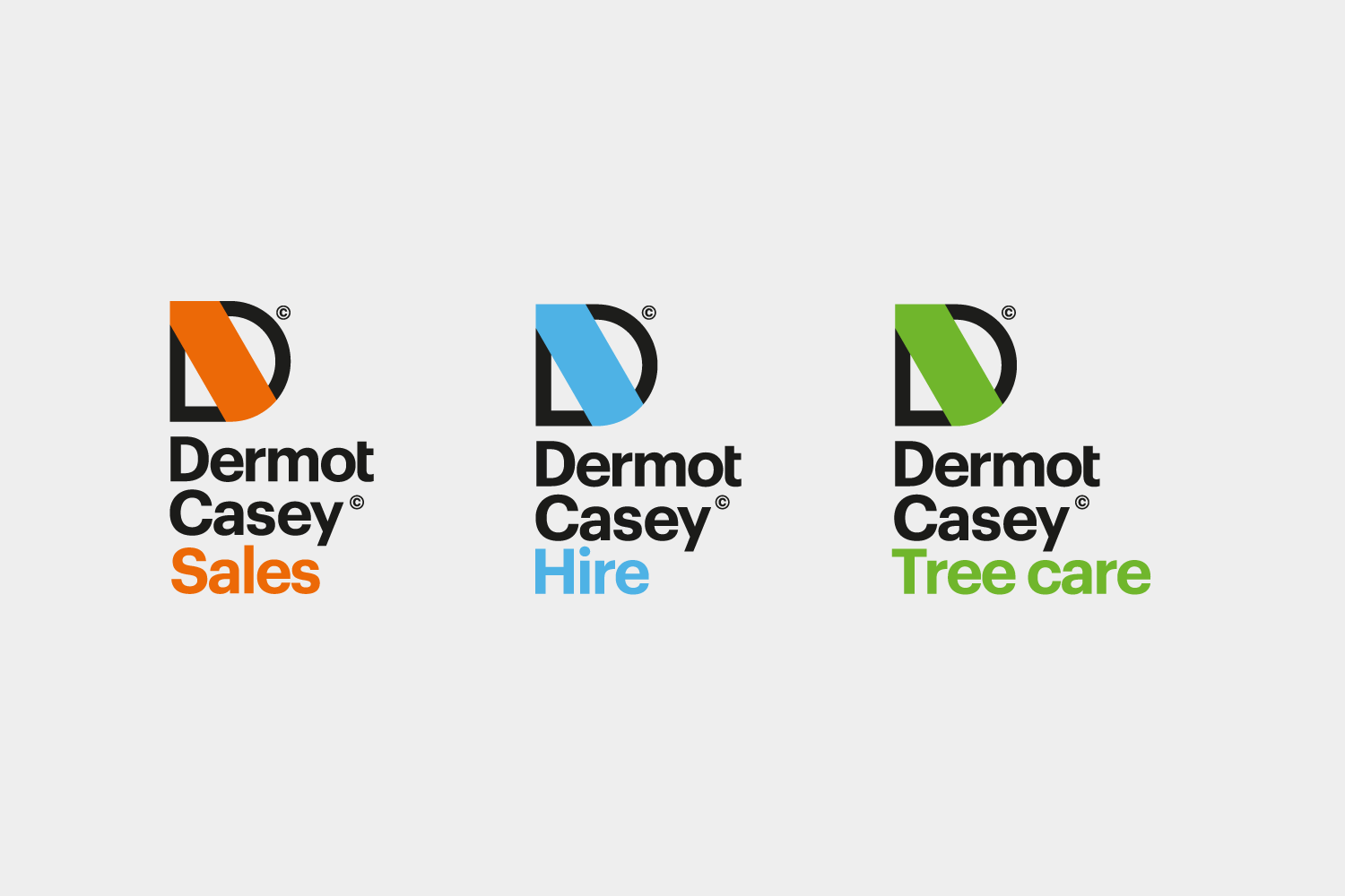 Dermot Casey - Brand Development - Logo Design for Sub-Brands