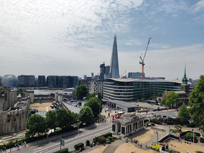 View from Meeting Room, CitizenM Hotel Tower of London, England