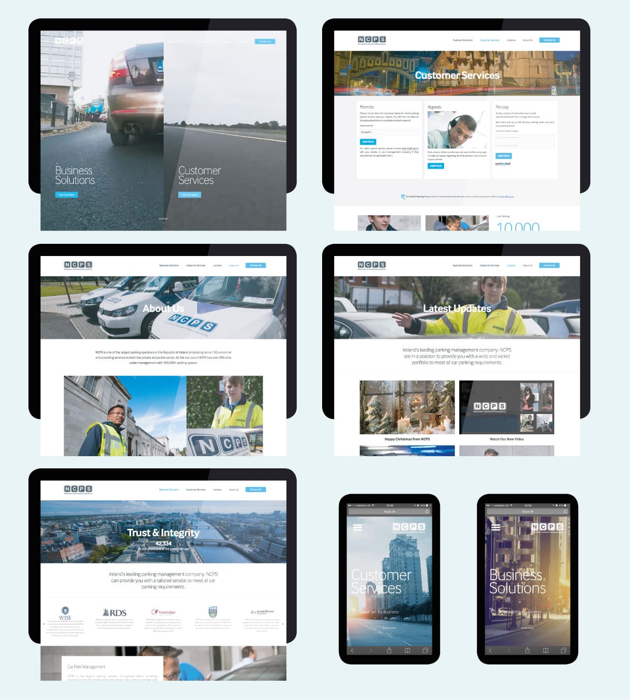 Nationwide Controlled Parking Systems - Responsive Website Design & Developement