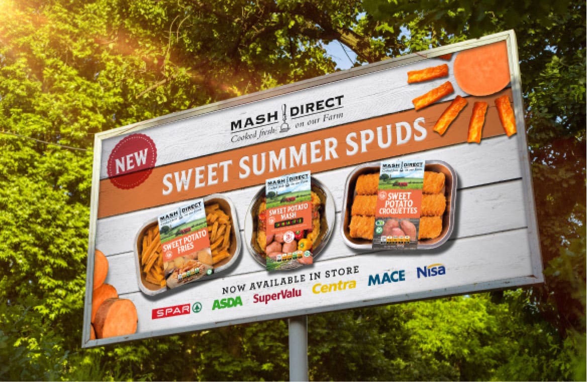 Mash Direct - Outdoor Advertising - Print Design