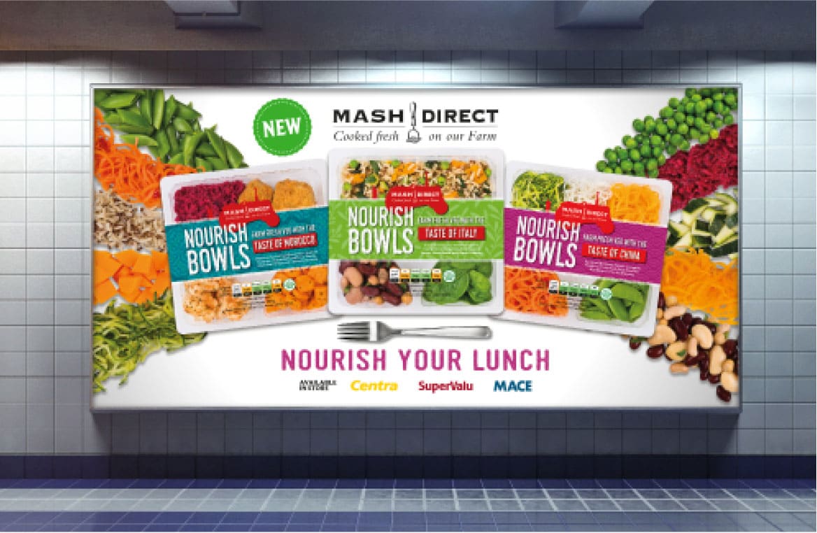 Mash Direct - Outdoor Advertising - Print Design