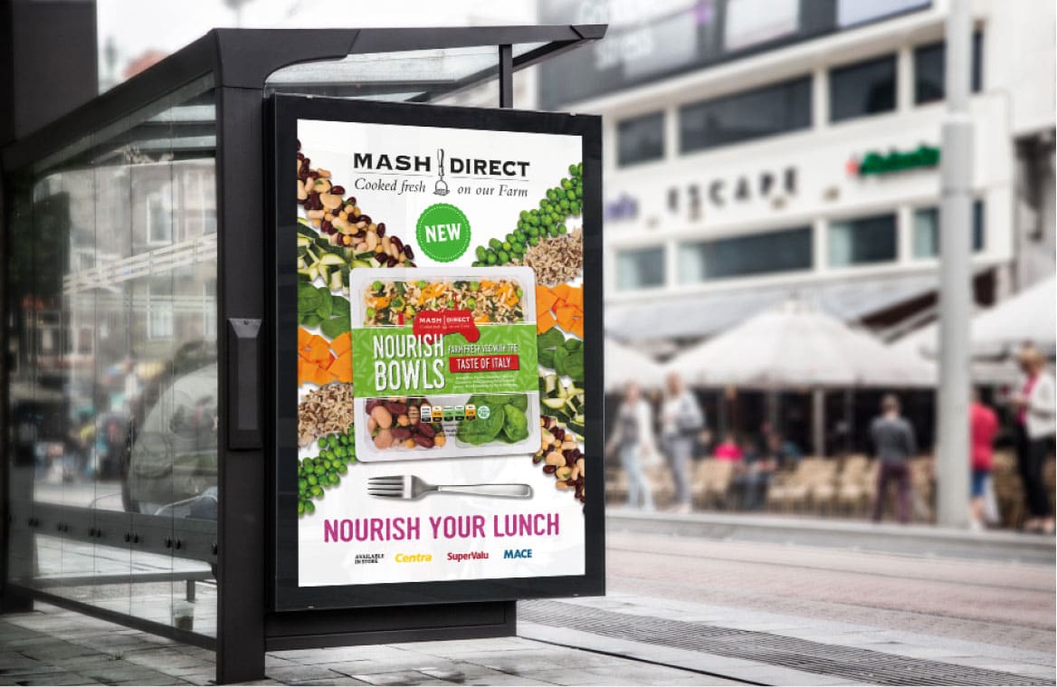 Mash Direct - Outdoor Advertising - Bus Wrap